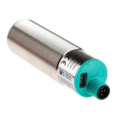 Pepperl + Fuchs Ultrasonic Barrel-Style Proximity Sensor, M30 x 1.5, 80 → 2000 mm Detection, PNP Output, 10