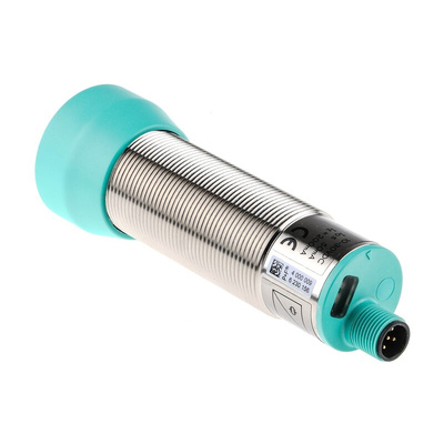 Pepperl + Fuchs Ultrasonic Barrel-Style Proximity Sensor, M30 x 1.5, 200 → 4000 mm Detection, PNP Output, 10