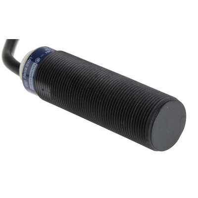 Telemecanique Sensors Inductive Barrel-Style Proximity Sensor, M18 x 1, 8 mm Detection, PNP Output, 12 → 48 V