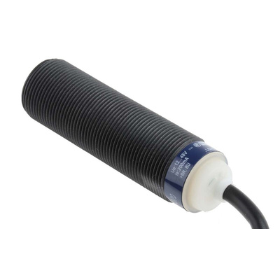 Telemecanique Sensors Inductive Barrel-Style Proximity Sensor, M18 x 1, 8 mm Detection, PNP Output, 12 → 48 V