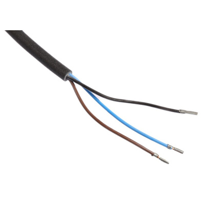 Pepperl + Fuchs Capacitive Barrel-Style Proximity Sensor, M12 x 1, 4 mm Detection, PNP Output, 10 → 36 V dc, IP65