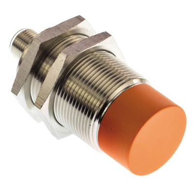 ifm electronic Inductive Barrel-Style Proximity Sensor, M30 x 1.5, 22 mm Detection, PNP & NPN Output, 10 → 36 V