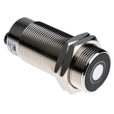Baumer Ultrasonic Barrel-Style Proximity Sensor, M30 x 1.5, 100 → 1000 mm Detection, Analogue Output, 15