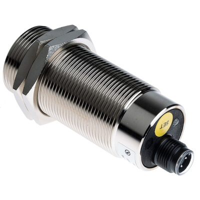 Baumer Ultrasonic Barrel-Style Proximity Sensor, M30 x 1.5, 100 → 1000 mm Detection, Analogue Output, 15