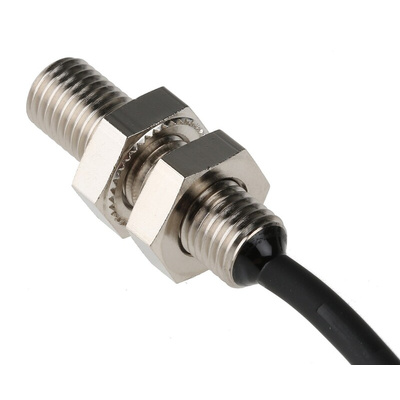 Pepperl + Fuchs Inductive Barrel-Style Proximity Sensor, M8 x 1, 2 mm Detection, PNP Output, 10 → 30 V dc, IP67
