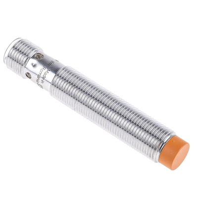ifm electronic Inductive Barrel-Style Proximity Sensor, M12 x 1, 7 mm Detection, PNP & NPN Output, 10 → 30 V dc,