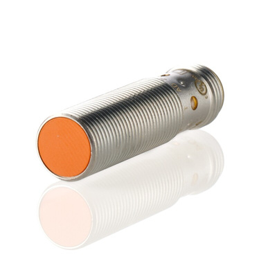 ifm electronic Inductive Barrel-Style Proximity Sensor, M12 x 1, 4 mm Detection, PNP Output, 10 → 36 V dc, IP67