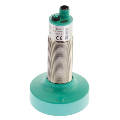 Pepperl + Fuchs Ultrasonic Barrel-Style Proximity Sensor, M30 x 1.5, 350 → 6000 mm Detection, PNP Output, 10