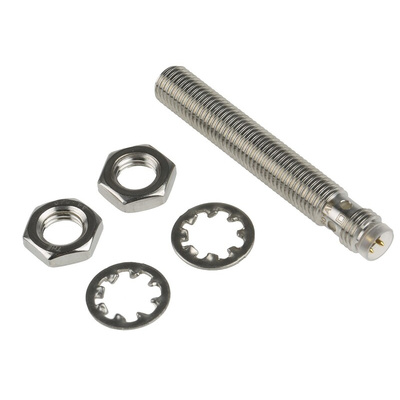 BALLUFF Inductive Barrel-Style Proximity Sensor, M8 x 1, 1.5 mm Detection, PNP Output, 10 → 30 V dc, IP67