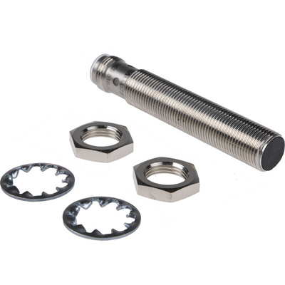 BALLUFF Inductive Barrel-Style Proximity Sensor, M12 x 1, 2 mm Detection, PNP Output, 10 → 30 V dc, IP68