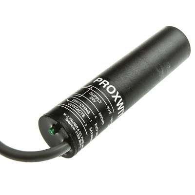 Tempatron Capacitive Barrel-Style Proximity Sensor, 25 mm Detection, 24 V ac/dc, IP67
