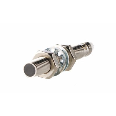 BALLUFF Inductive Barrel-Style Proximity Sensor, M8 x 1, 4 mm Detection, PNP Output, 10 → 30 V dc, IP67