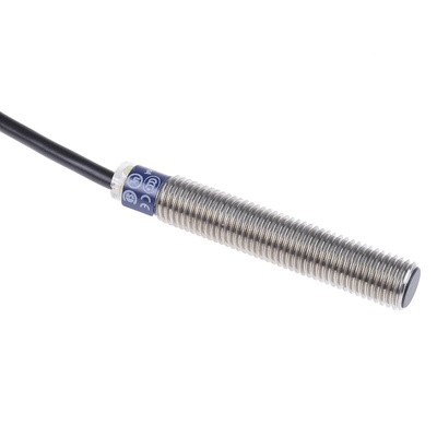 Telemecanique Sensors Inductive Barrel-Style Proximity Sensor, M8 x 1, 2.5 mm Detection, PNP Output, 12 → 48 V