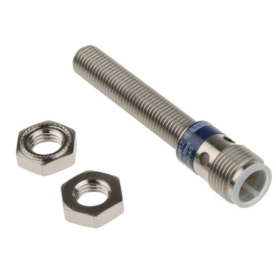 Telemecanique Sensors Inductive Barrel-Style Proximity Sensor, M8 x 1, 2.5 mm Detection, PNP Output, 12 → 48 V
