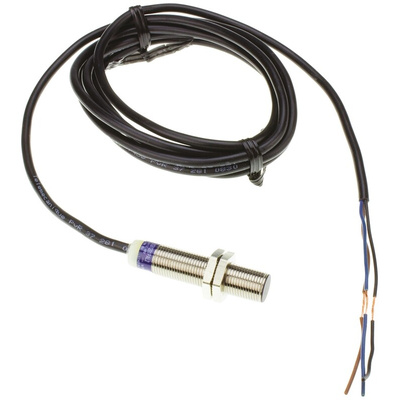 Telemecanique Sensors Inductive Barrel-Style Proximity Sensor, M12 x 1, 4 mm Detection, PNP Output, 12 → 48 V