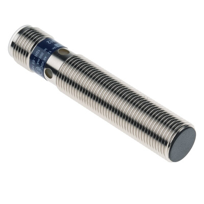 Telemecanique Sensors Inductive Barrel-Style Proximity Sensor, M12 x 1, 4 mm Detection, PNP Output, 12 → 48 V