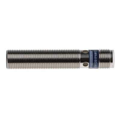 Telemecanique Sensors Inductive Barrel-Style Proximity Sensor, M12 x 1, 4 mm Detection, PNP Output, 12 → 48 V