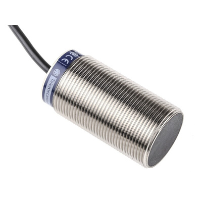 Telemecanique Sensors Inductive Barrel-Style Proximity Sensor, M30 x 1.5, 15 mm Detection, PNP Output, 12 → 48 V