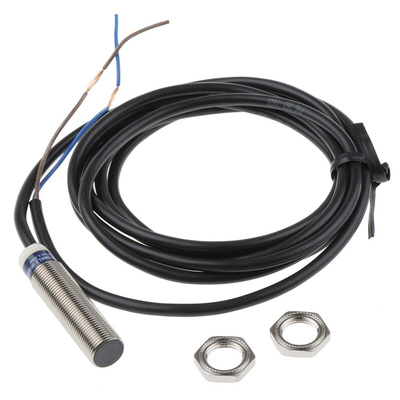 Telemecanique Sensors Inductive Barrel-Style Proximity Sensor, M12 x 1, 4 mm Detection, 20 → 264 V ac/dc, IP69K