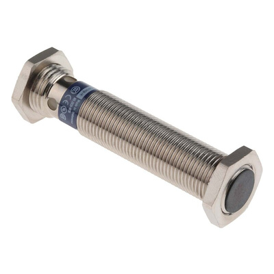 Telemecanique Sensors Inductive Barrel-Style Proximity Sensor, M12 x 1, 4 mm Detection, 20 → 264 V ac/dc, IP69K