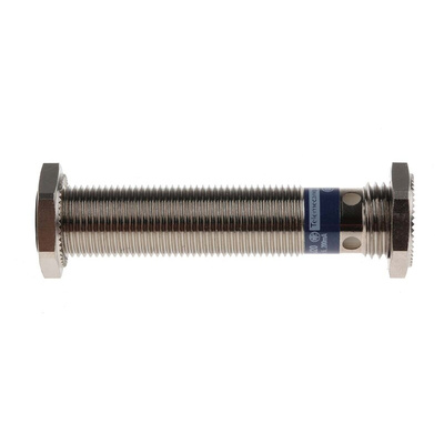 Telemecanique Sensors Inductive Barrel-Style Proximity Sensor, M12 x 1, 4 mm Detection, 20 → 264 V ac/dc, IP69K