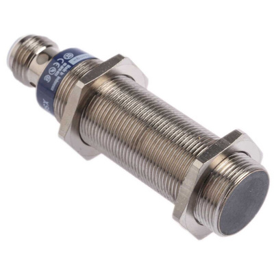 Telemecanique Sensors Inductive Barrel-Style Proximity Sensor, M18 x 1, 8 mm Detection, 20 → 264 V ac/dc, IP69K