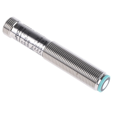 Pepperl + Fuchs Ultrasonic Barrel-Style Proximity Sensor, M12 x 1, 30 → 400 mm Detection, PNP Output, 10
