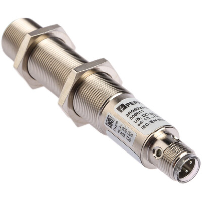 Pepperl + Fuchs Ultrasonic Barrel-Style Proximity Sensor, M18 x 1, 150 → 1000 mm Detection, Analogue Output, 12