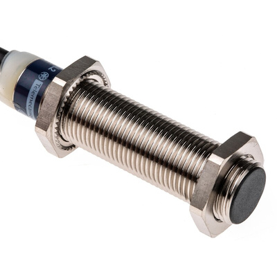 Telemecanique Sensors Inductive Barrel-Style Proximity Sensor, M12 x 1, 2 mm Detection, 12 → 48 V dc, IP65, IP68