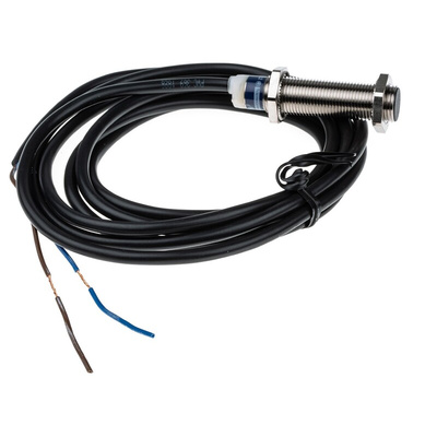 Telemecanique Sensors Inductive Barrel-Style Proximity Sensor, M12 x 1, 2 mm Detection, 12 → 48 V dc, IP65, IP68