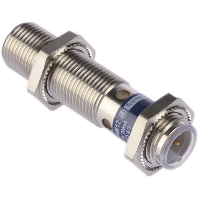 Telemecanique Sensors Inductive Barrel-Style Proximity Sensor, M12 x 1, 2 mm Detection, PNP Output, 10 → 36 V