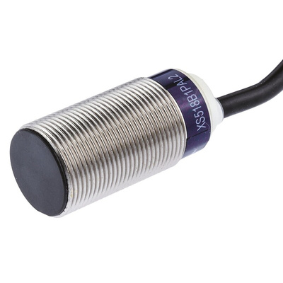 Telemecanique Sensors Inductive Barrel-Style Proximity Sensor, M18 x 1, 5 mm Detection, PNP Output, 10 → 36 V