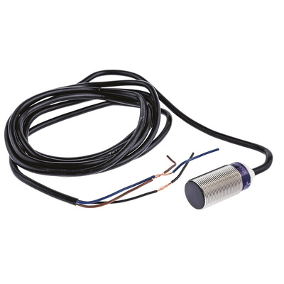 Telemecanique Sensors Inductive Barrel-Style Proximity Sensor, M18 x 1, 5 mm Detection, PNP Output, 10 → 36 V
