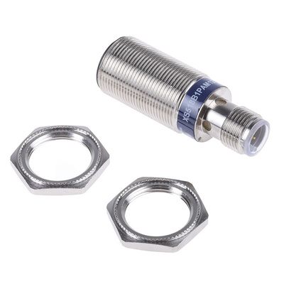 Telemecanique Sensors Inductive Barrel-Style Proximity Sensor, M18 x 1, 5 mm Detection, PNP Output, 10 → 36 V