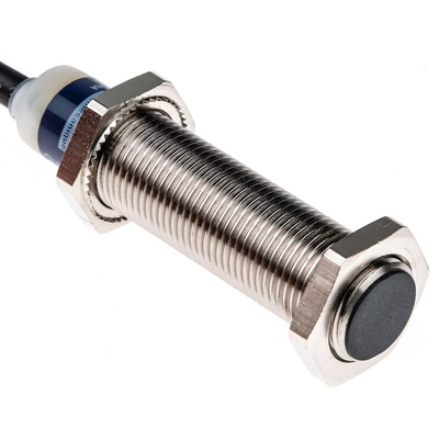 Telemecanique Sensors Inductive Barrel-Style Proximity Sensor, M12 x 1, 2 mm Detection, PNP & NPN Output, 10 →