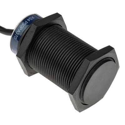 Telemecanique Sensors Inductive Barrel-Style Proximity Sensor, M30 x 1.5, 15 mm Detection, PNP Output, 12 → 48 V