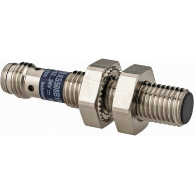 Telemecanique Sensors Inductive Barrel-Style Proximity Sensor, M8 x 1, 1.5 mm Detection, PNP Output, 10 → 36 V