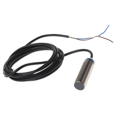 Telemecanique Sensors Inductive Barrel-Style Proximity Sensor, M18 x 1, 8 mm Detection, 20 → 264 V ac/dc, IP69K