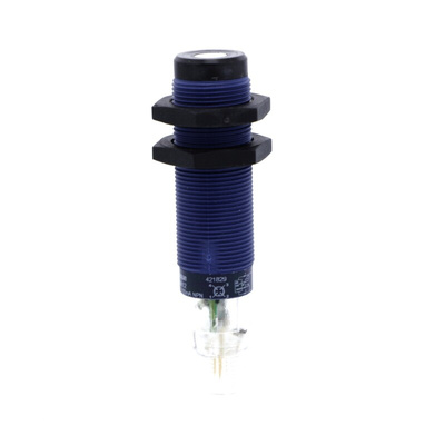Telemecanique Sensors Ultrasonic Barrel-Style Proximity Sensor, M18 x 1, 50 → 500 mm Detection, PNP Output, 12