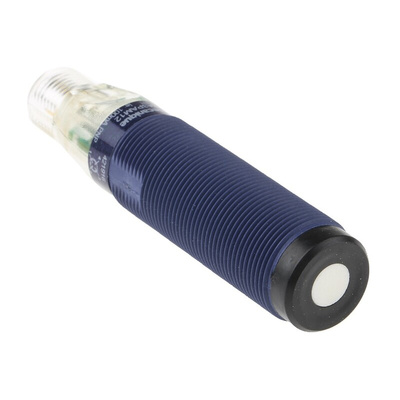 Telemecanique Sensors Ultrasonic Barrel-Style Proximity Sensor, M18 x 1, 50 → 500 mm Detection, PNP Output, 12