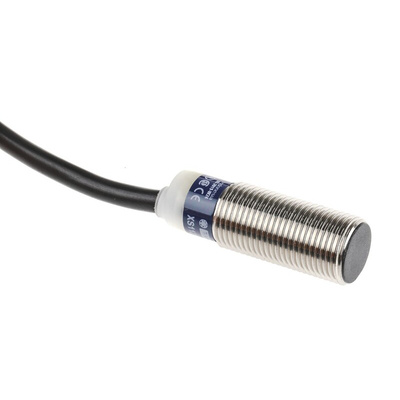 Telemecanique Sensors Inductive Barrel-Style Proximity Sensor, M12 x 1, 4 mm Detection, PNP Output, 10 → 36 V