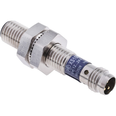 Telemecanique Sensors Inductive Barrel-Style Proximity Sensor, M8 x 1, 2.5 mm Detection, PNP Output, 10 → 36 V