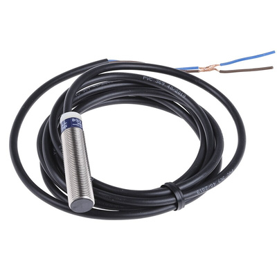 Telemecanique Sensors Inductive Barrel-Style Proximity Sensor, M12 x 1, 4 mm Detection, 20 → 264 V ac/dc, IP68,