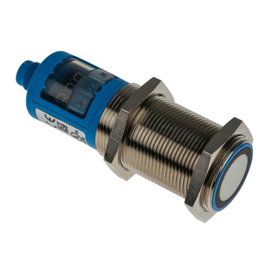 Sick Ultrasonic Barrel-Style Proximity Sensor, M30 x 1.5, 200 → 1300 mm Detection, PNP Output, 9 → 30 V