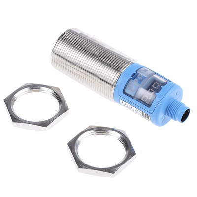 Sick Ultrasonic Barrel-Style Proximity Sensor, M30 x 1.5, 200 → 1300 mm Detection, PNP Output, 9 → 30 V