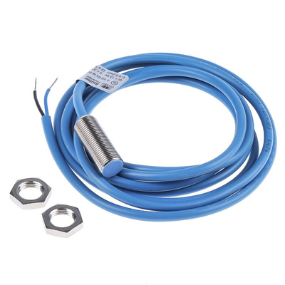 Baumer Inductive Barrel-Style Proximity Sensor, M12 x 1, 2 mm Detection, NAMUR Output, 5 → 30 V dc, IP67