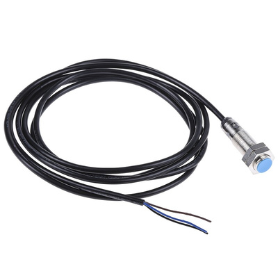Sick Inductive Barrel-Style Proximity Sensor, M12 x 1, 4 mm Detection, PNP Output, 10 → 30 V dc, IP67