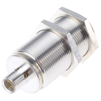 ifm electronic Inductive Barrel-Style Proximity Sensor, M30 x 1.5, 15 mm Detection, PNP & NPN Output, 10 → 36 V