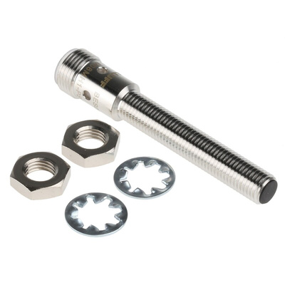 BALLUFF Inductive Barrel-Style Proximity Sensor, M8 x 1, 2 mm Detection, PNP Output, 12 → 30 V dc, IP67