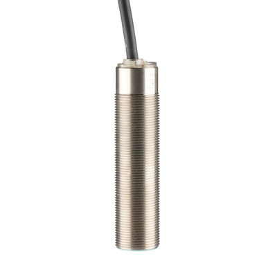 Pepperl + Fuchs Capacitive Barrel-Style Proximity Sensor, M18 x 1, 8 mm Detection, PNP Output, 10 → 30 V dc, IP67